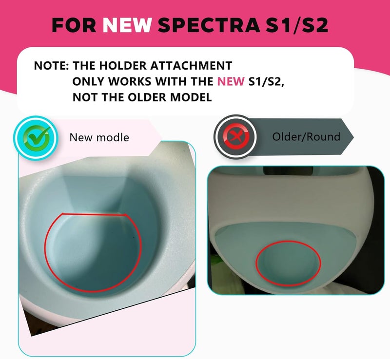 PoolTechX for Spectra S2 Bottle Holder, Portable Detachable Compatible with Spectra S2 Accessories, Dual Organizer with Hose Management - Image 2
